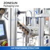 ZONESUN Cork Capper PVC Capsule Heat Shrinker Wrap Around Labeler Spirits Liquid Packing Production Line ZS-FAL180Z5