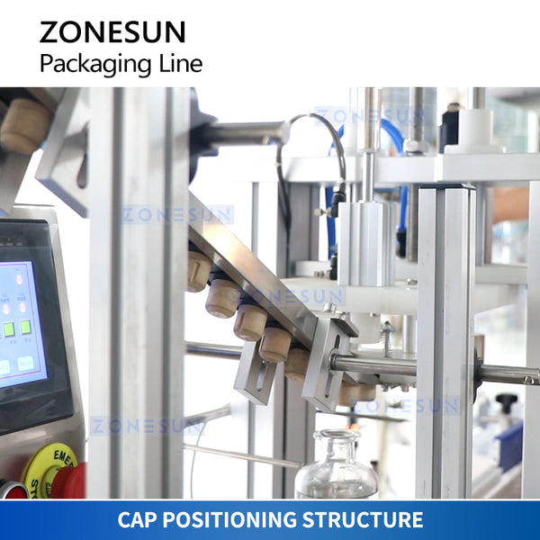 ZONESUN Cork Capper PVC Capsule Heat Shrinker Wrap Around Labeler Spirits Liquid Packing Production Line ZS-FAL180Z5