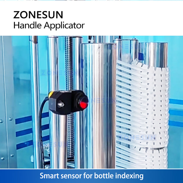 ZONESUN Bottle Handle Inserting Machine Oil Bottle Handle Applicator ZS-YG18