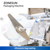 ZONESUN VFFS Pyramid Tea Bag Making Machine Vertical Form Fill Seal Tea Leaves Pouch ZS-SJB90