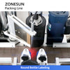 ZONESUN Four Piston (thermal insulation) Paste Filling Capping Labeling Machine ZS-FAL180D9