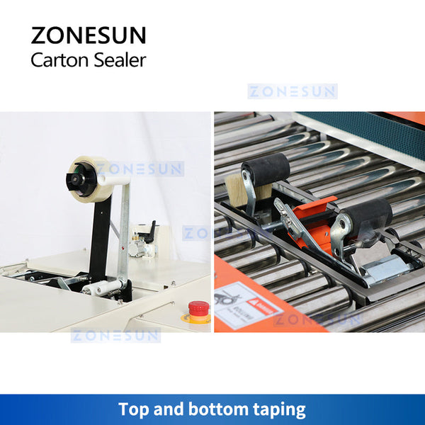 ZONESUN ZS-FKC5040X Automatic Carton Top and Bottom Sealing Machine