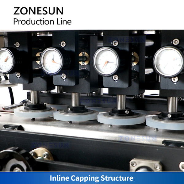 Zonesun ZS-FALU5 Automatic Syrup Bottling Line Honey Production Line