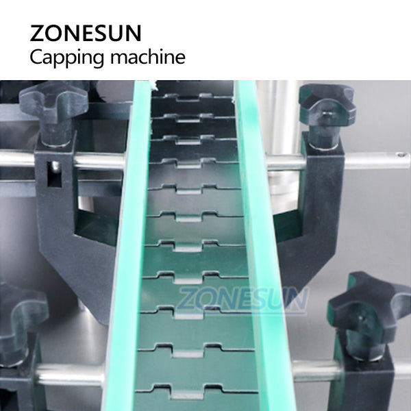 ZONESUN ZS-XG440C Automatic Ropp Roll-On Pilfer-Proof Metal Lock Cap Capping Machine