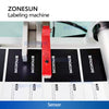 ZONESUN Automatic Custom Mold Flat Surfaces Labeling Machine Label Applicator ZS-TB105F