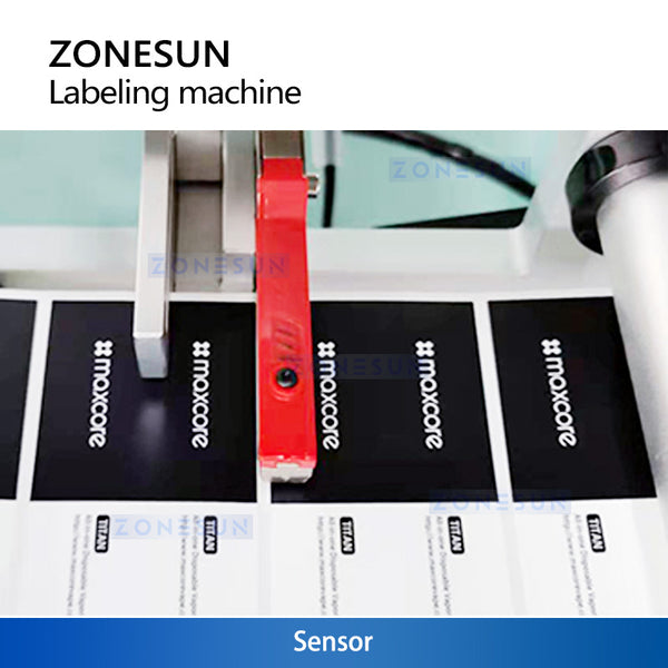 ZONESUN Automatic Custom Mold Flat Surfaces Labeling Machine Label Applicator ZS-TB105F