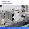 ZONESUN ZS-TB823F Automatic Top and Sides Labeling Machine