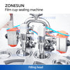 ZONESUN ZS-AFS1800 Film Cup Filling Sealing Packaging Machine