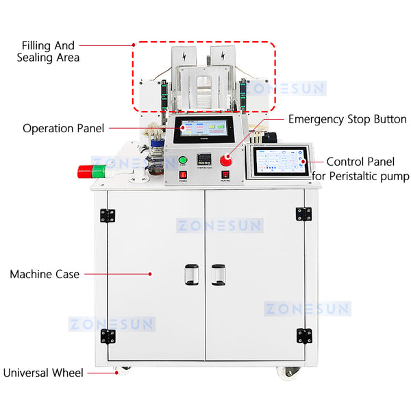 ZONESUN ZS-FSHS21 Honey Straws Filling Sealing Machine Honey Sticks Packaging Machine