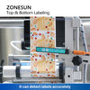 ZONESUN ZS-TB602 Automatic Top & Bottom Flat Surface Labeling Machine