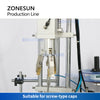 ZONESUN Automatic Essential Oil Vial Eyedrops Bottle  Liquid Filling Capping Packing Machine ZS-AFCL1