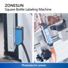 ZONESUN ZS-SL25 Square Flat Bottle Wrap-around One Circle Labeling Machine