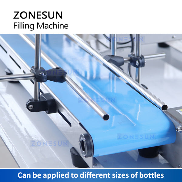 ZONESUN ZS-MPYT250C Automatic Magnetic Pump Liquid Filling Machine With Conveyor