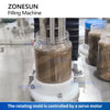 ZONESUN ZS-FM250 Automatic Dual-Color Swirl Paste Filling Machine Piston Pump