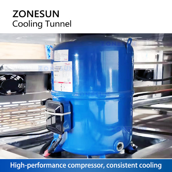 ZONESUN ZS-CT4 Industrial Cooling Tunnel Cool Enrobed Products