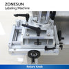 ZONESUN ZS-TB822R Automatic Round Bottle Neck and Body Wraparound Labeling Machine