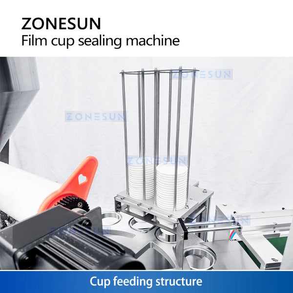 ZONESUN ZS-AFS1800 Film Cup Filling Sealing Packaging Machine