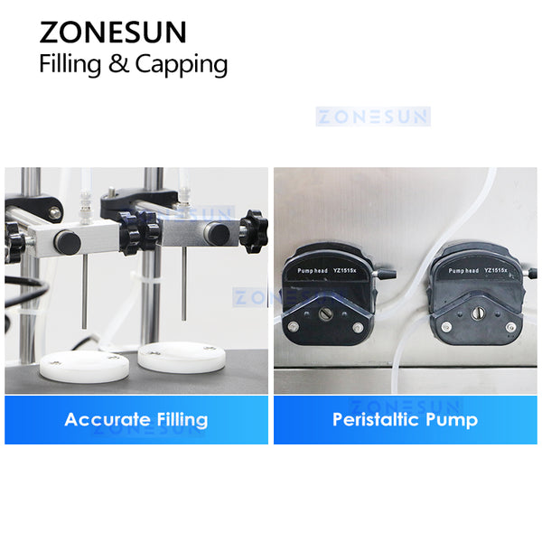 ZONESUN ZS-AFC17 Perfume Sample Bottle Filling Capping Packaging Machine