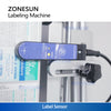 ZONESUN Automatic Round Bottle Neck and Body Labeling Machine ZS-TB120