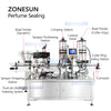 ZONESUN ZS-YG11V Automatic Perfume Bottle Crimping Machine with Cap Feeder