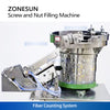 ZONESUN ZS-LSM15 Nut and Bolt Fasteners Hardware Packing Machine Granule Dispenser Packer