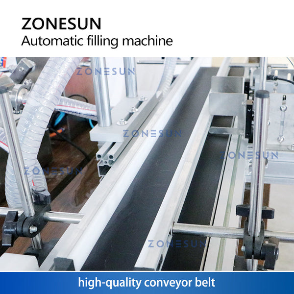 ZONESUN ZS-DTMPZ1 Automatic  Magnetic Pump Liquid Filling Machine with Conveyor