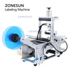 ZS-TB101 Tabletop Round Bottles  Labeling Machine with Printer