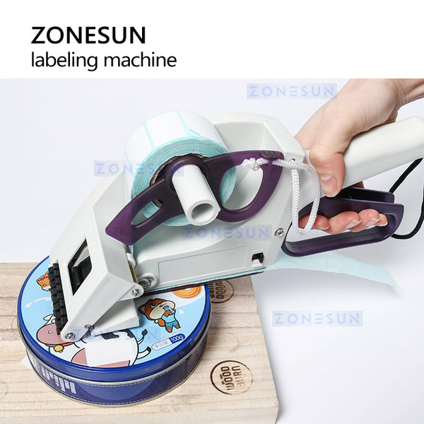 ZS-YH60 Manual Labeling Machine Adhesive Sticker Handheld Price Tag Labeller