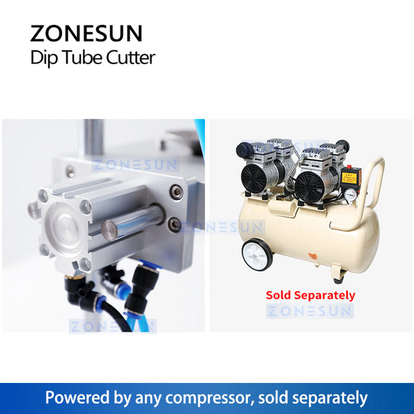 ZONESUN ZS-JG300 Pneumatic Tube Cutter Spray Perfume Pump Tube Cutting Machine