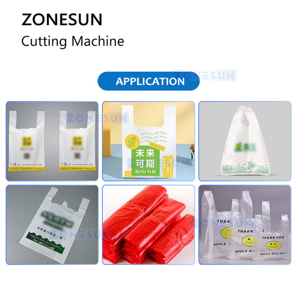 Zonesun ZS-PCJ1 Plastic Bag Making Machine High-Speed Production of HDPE LDPE Bags