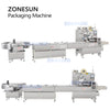 ZONESUN ZS-HYS350U Horizontal Automatic Bag Sealing Packaging Machine with Material Unscrambler