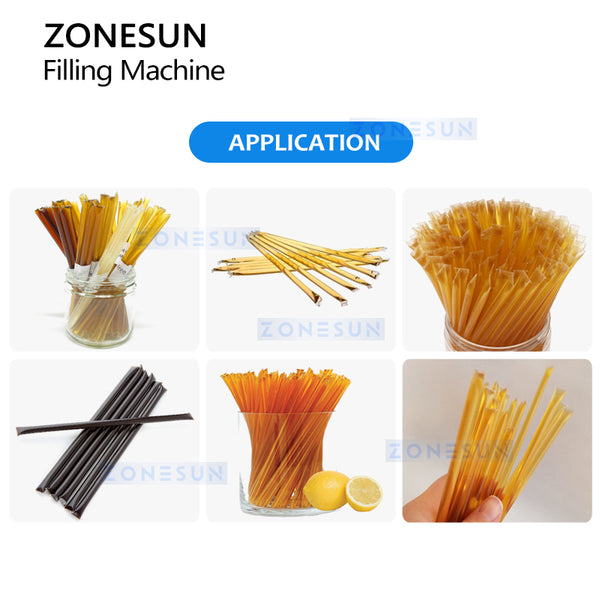 ZONESUN ZS-FSHS21 Honey Straws Filling Sealing Machine Honey Sticks Packaging Machine