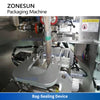 ZONESUN VFFS Pyramid Tea Bag Making Machine Vertical Form Fill Seal Tea Leaves Pouch ZS-SJB90