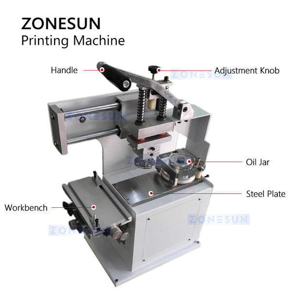 Zonesun ZS-SYY1 Manual Desktop Pad Printing Machine