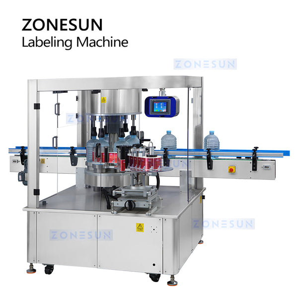 ZONESUN ZS-CYGDP6 Automatic High Speed Round Bottle Labeling Machine