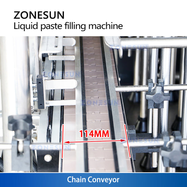 Zonesun ZS-SVYT4D Dual System Liquid Paste Servo Filling Machine