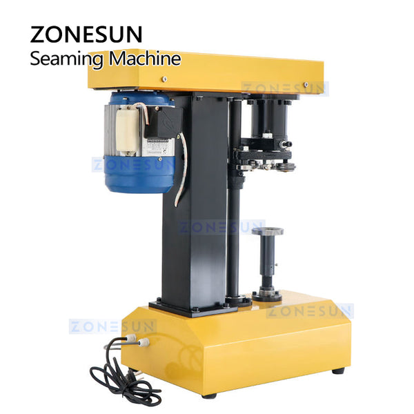 ZONESUN 39-150mm Canned Plastic Seamer Tinplate Ring-pull Can Sealing Machine ZS-LYC160