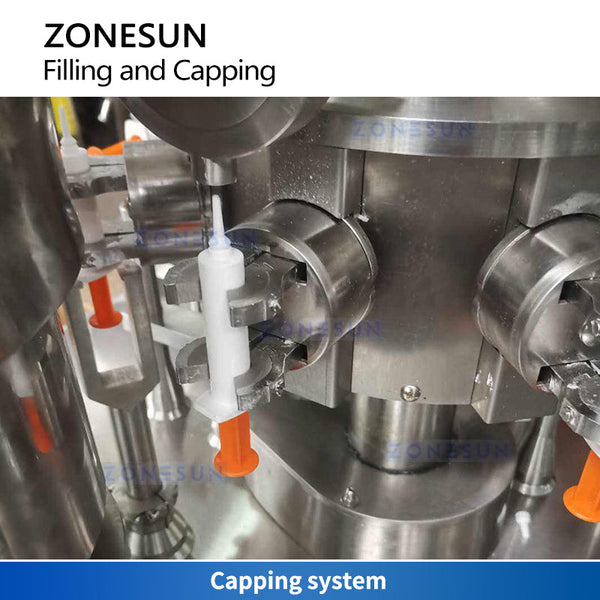 Zonesun ZS-ZFC1 Cosmetic Liquid Syringe Filling Stoppering Machine