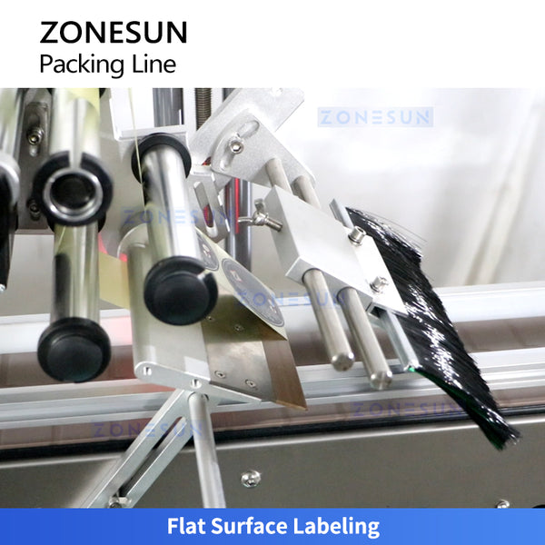 ZONESUN Four Piston (thermal insulation) Paste Filling Capping Labeling Machine ZS-FAL180D9