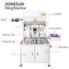 ZONESUN ZS-FM250 Automatic Dual-Color Swirl Paste Filling Machine Piston Pump