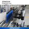 Zonesun ZS-FALU5 Automatic Syrup Bottling Line Honey Production Line