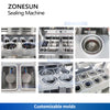 Zonesun ZS-HS4 Pre-cut Sealing Film Packaging Machine Automatic Precut Lid Cup Sealer