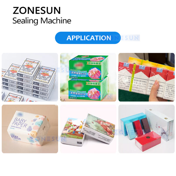 ZONESUN ZS-FM10 Automatic Cellophane Sealing Machine