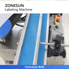 ZONESUN ZS-TB500R Automatic One Circle Label Round Bottle Labeling Machine