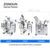 ZONESUN ZS-LX120 High Speed Sauce Filling Sealing Packaging Machine