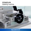 ZONESUN Automatic Custom Mold Flat Surfaces Labeling Machine Label Applicator ZS-TB105F