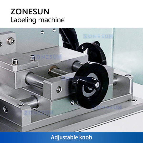 ZONESUN Automatic Custom Mold Flat Surfaces Labeling Machine Label Applicator ZS-TB105F