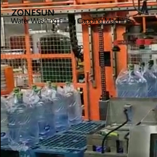 ZONEUSN Bottled Water Filling Line ZS-AFMW Water Bottling Machine