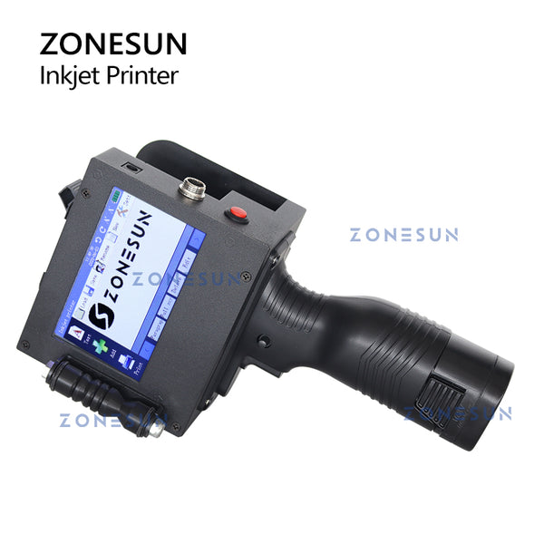 ZONESUN Handheld Portable 5cm QR Barcode Multilingual Inkjet Printing Machine ZS-HIP508