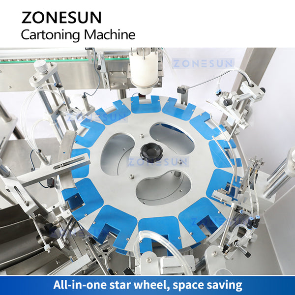 ZONESUN ZS-MSZH50L Automatic Vertical Box Cartoning Machine